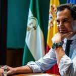 El presidente de la Junta de Andalucía, Juanma Moreno. JUNTA DE ANDALUCÍA