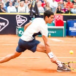 Carlos Alcaraz juega la final de Hamburgo