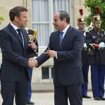 Emmanuel Macron recibió al presidente egipcio, Abdel Fattah al Sissi, el pasado viernes en el Elíseo