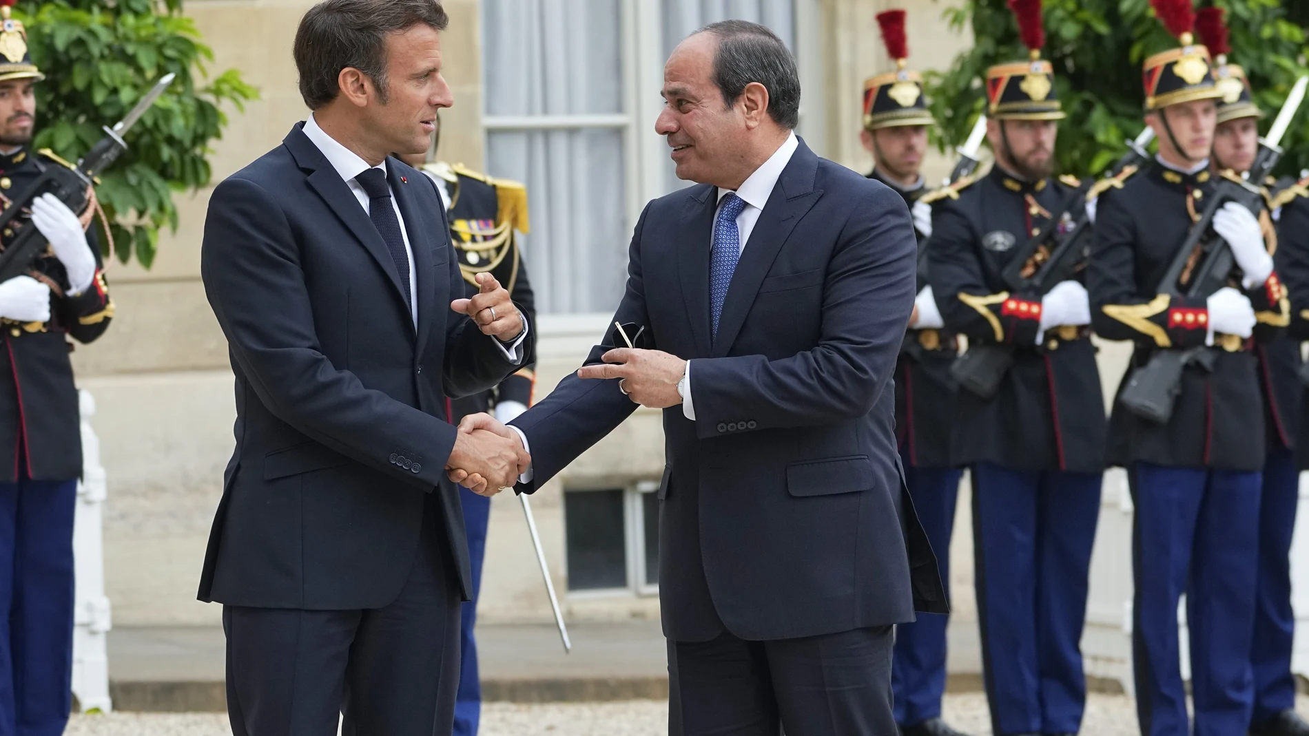 Emmanuel Macron recibió al presidente egipcio, Abdel Fattah al Sissi, el pasado viernes en el Elíseo