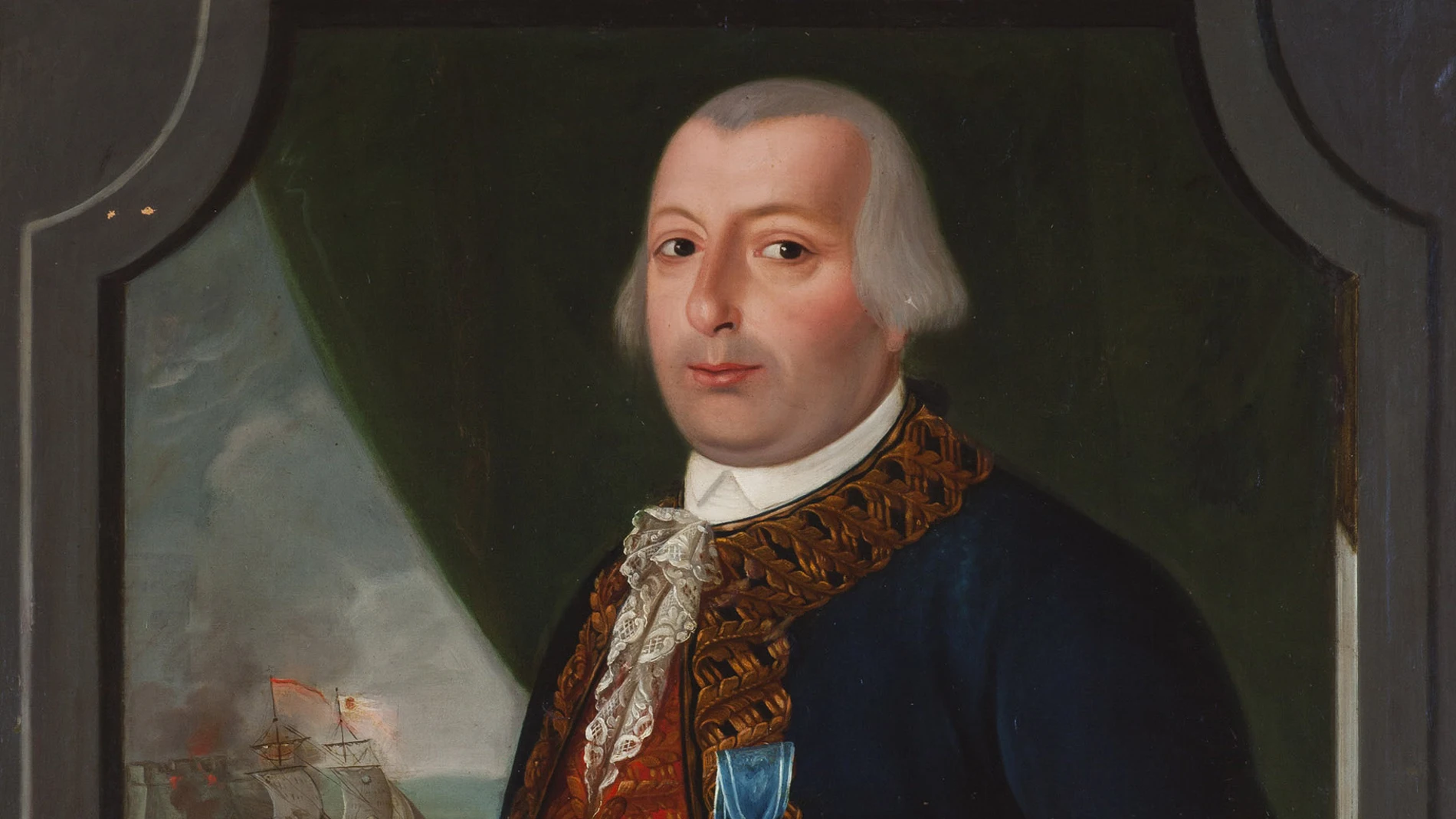 Retrato de Bernardo de Gálvez pintado en 1785 por Francisco Clapera