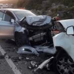 Accidente de tráfico en Xert (Castellón)