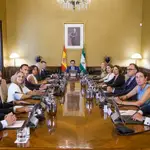 Consejo de Gobierno de la Junta de Andalucía, reunido en el Palacio de San Telmo