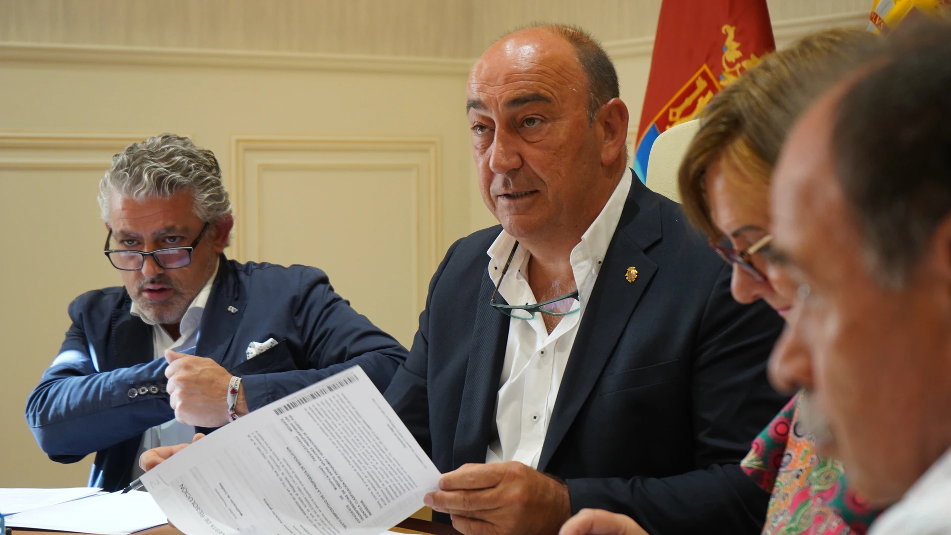 Miguel Ángel de Vicente preside la Junta de Gobierno de la Diputación de Segovia