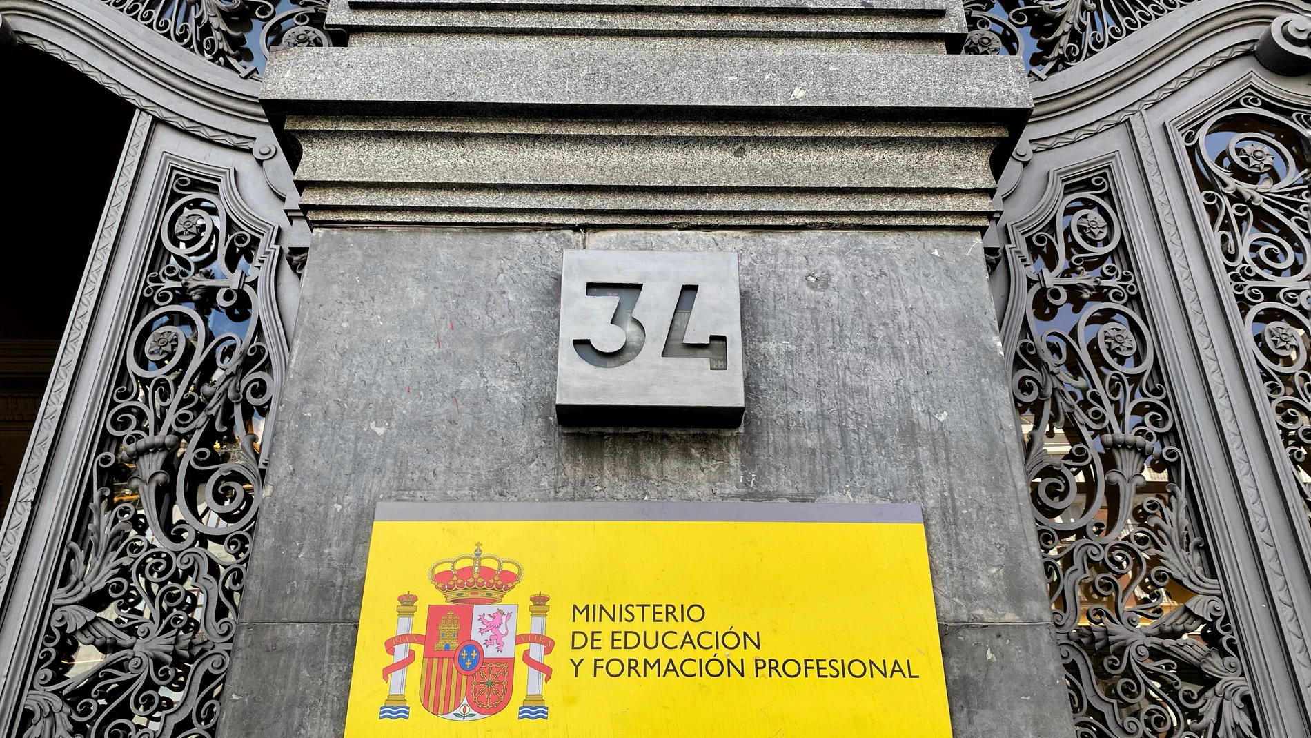 Edificio de la sede del Ministerio de Educación y Formación Profesional, en Madrid
