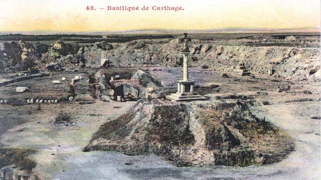 Imagen de Cartago en el siglo XIX: casi dos mil años después del saqueo romano, el lugar continuaba siendo un páramo