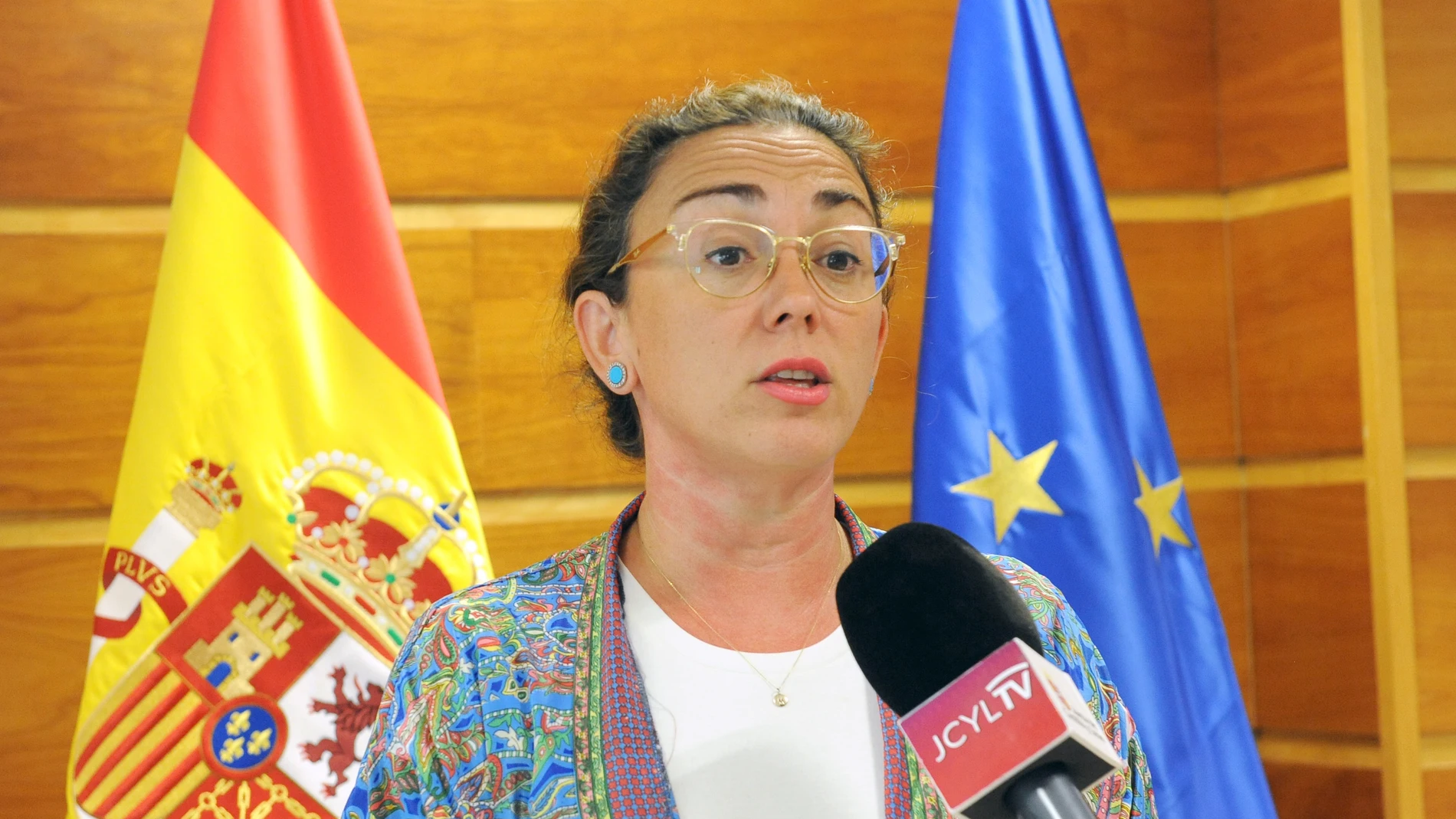 La consejera de Movilidad, María González Corral, explica la medida