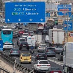 Retenciones este viernes en la Autovía A-7 a su paso por Murcia