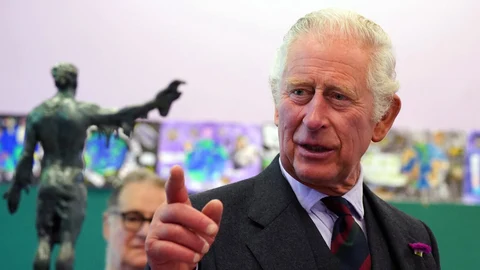 Carlos III, en una imagen de Archivo. (Andrew Milligan/PA via AP)
