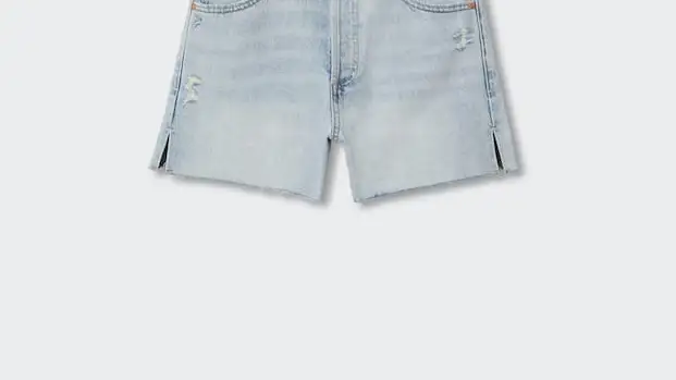 Short vaquero relaxed-fit, de Mango