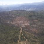El incendio de Otero de Naraguantes (León)