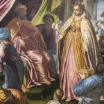Reina de Saba visita al Rey Salomón