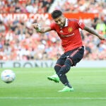 Alex Telles con el Manchester United.