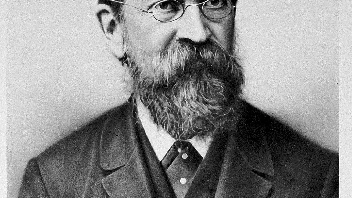 Ernst Mach en un retrato de Synnberg Photo-gravure Co., 1898.
