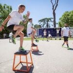 El gimnasio al aire libre de Cubo Gym Madrid