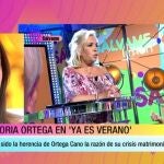 Gloria Camila en su intervención en el programa de Telecinco