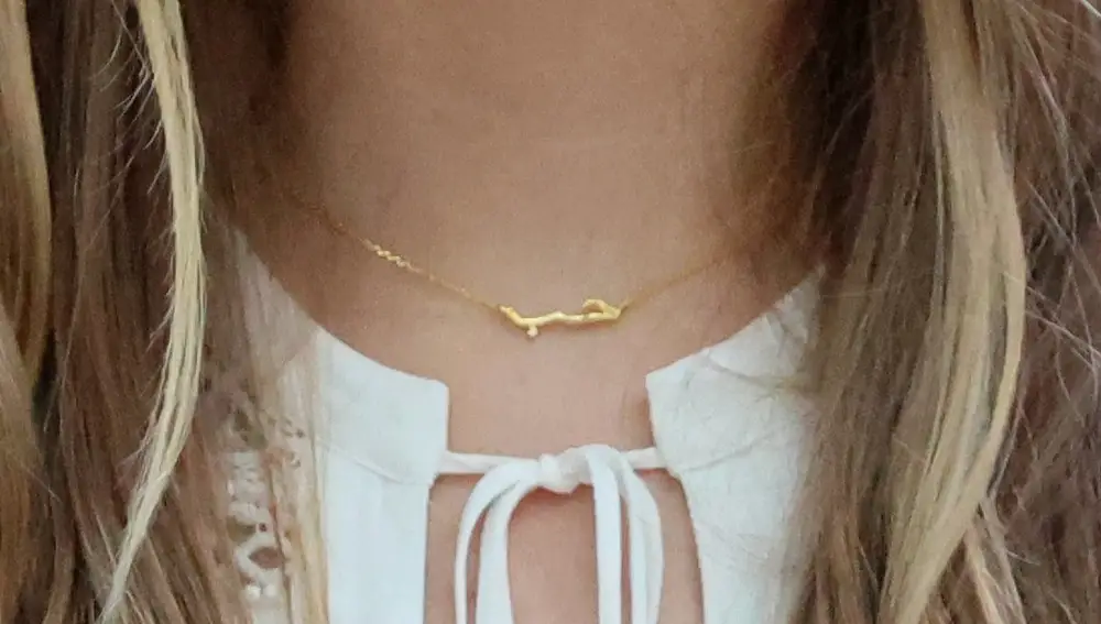 Detalle del collar de la princesa Leonor