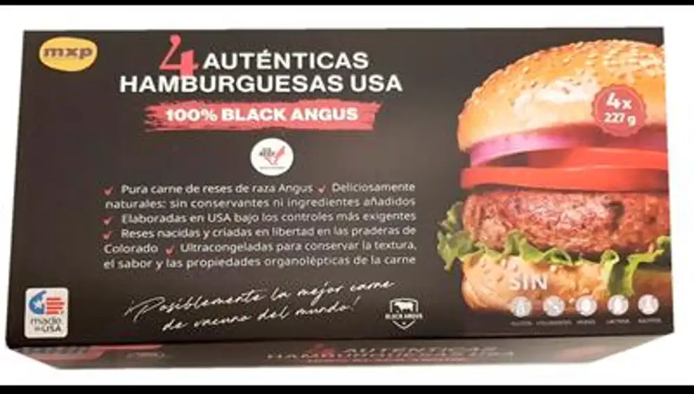 Hamburguesa MXP BLACK ANGUS