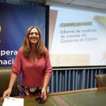 La delegada del Gobierno, Virginia Barcones, hace balance de la gestión del Ejecutivo central en la Comunidad