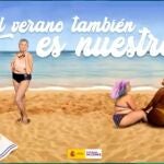 Cartel de la polémica campaña de verano del Ministerio de Igualdad