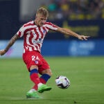 Daniel Wass con el Atlético de Madrid.