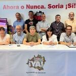 Procuradores y miembros de Soria ¡YA! anuncian su registro como agrupación política SORIA ¡YA! 05/08/2022