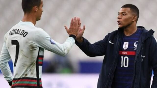 Cristiano Ronaldo Y kylian Mbappé