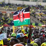 Simpatizantes de la coalición Kenya Kwanza participan en el mitin de William Ruto celebrado el pasado sábado.