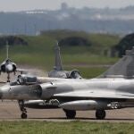 Tres cazas taiwaneses Mirage 2000-5