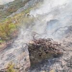 Incendio en Boca de Huérgano (León)
