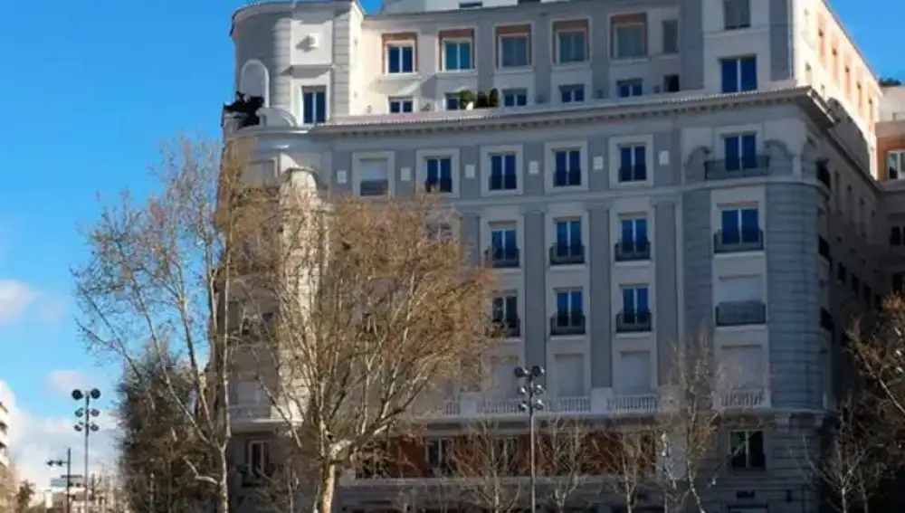 Casa en la que vivió Ancelotti en la Plaza de la Independencia