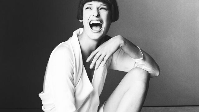 Fotografía de Linda Evangelista de la exposición.