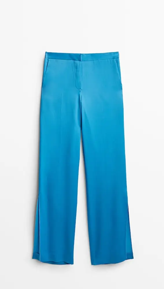 Pantalón satinado.