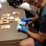 Los presuntos narcotraficantes disponían de 91.000 euros en efectivo