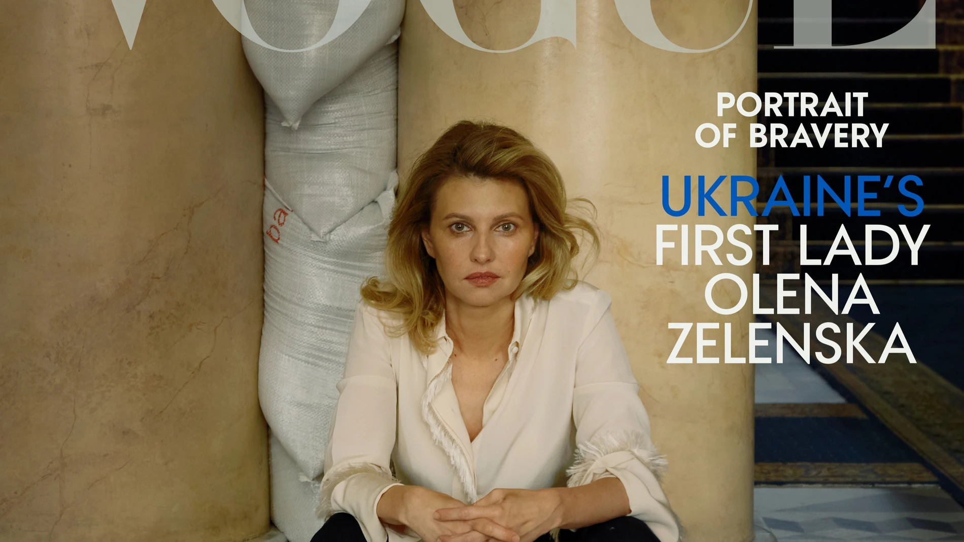 Portada de la revista Vogue donde aparece Olena Zelenska