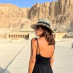 Anabel Pantoja en su viaje a Egipto