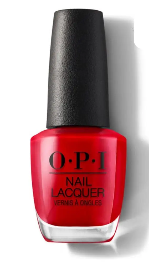 esmalte rojo.