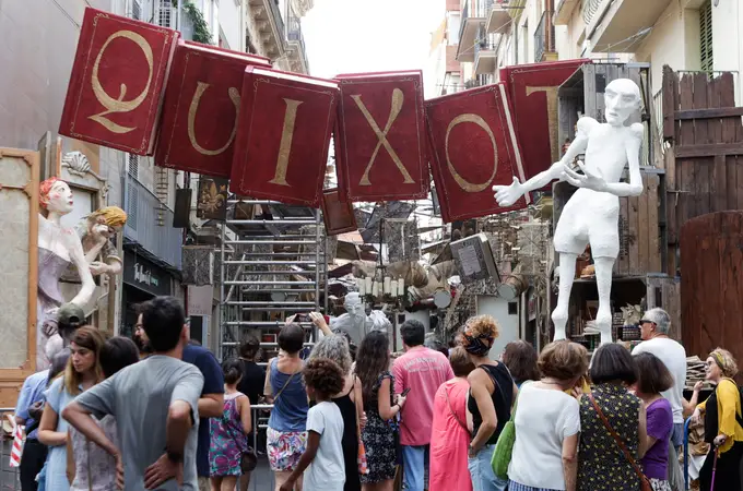 Fiestas de Gràcia: la última gesta del Quijote en Barcelona