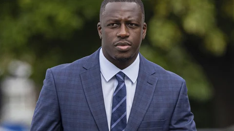 Benjamin Mendy, durante una declaración