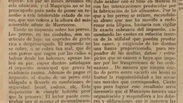 Artículo del diario El Mundo en su edición del 16 de agosto de 1922