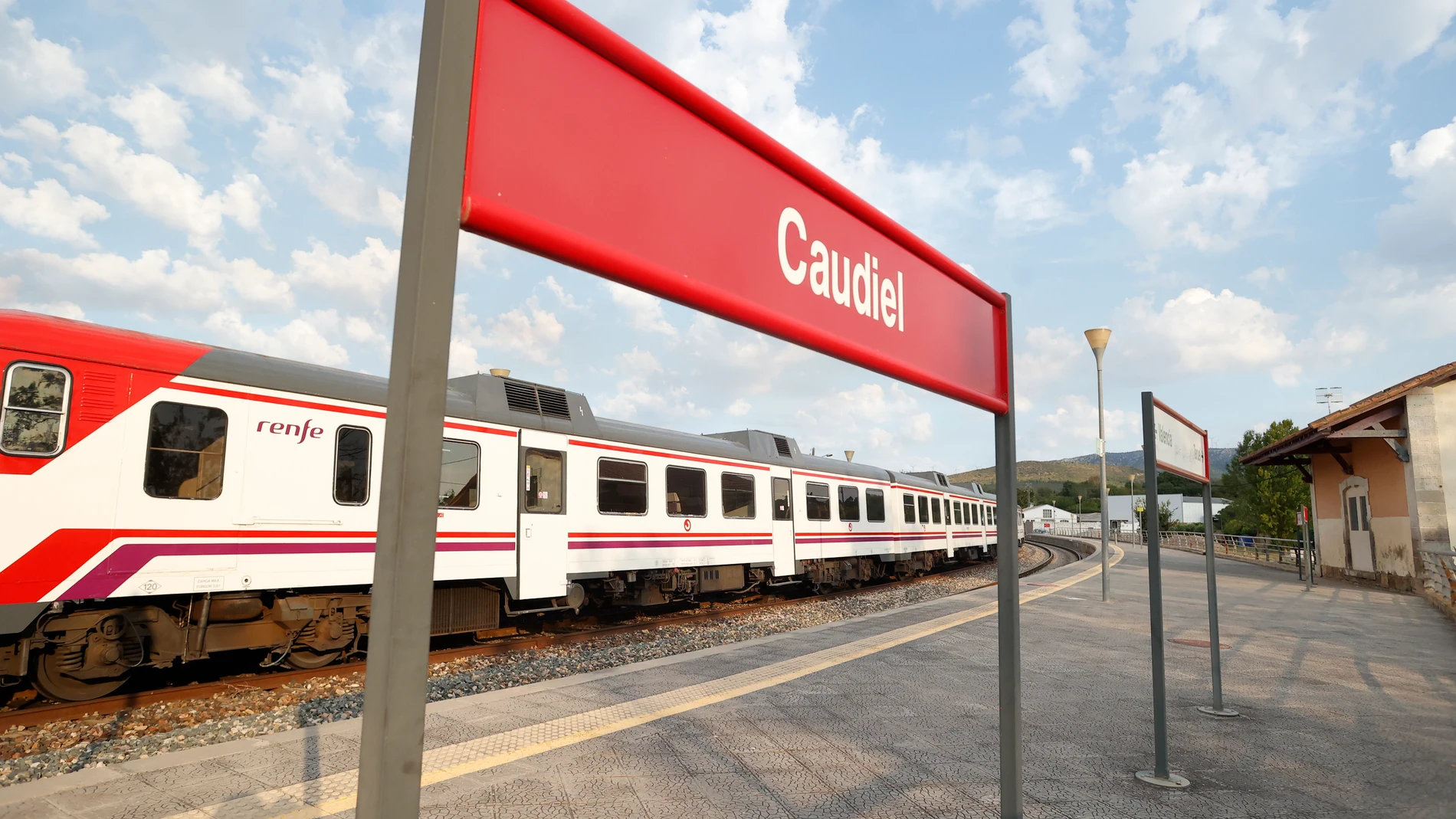 El accidente se produjo en la estación de tren de Caudiel (Castellón)