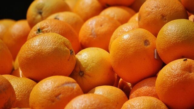 Varios kilos de naranjas. ASAJA