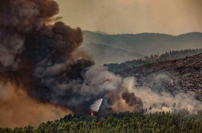 El incendio en Bejís ha calcinado ya 19.000 hectáreas