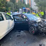 Accidente en Sinesio Delgado (Madrid)