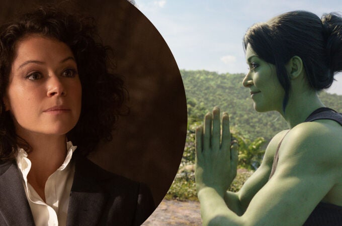 Tatiana Maslany en "She-Hulk" como Hulka y como Jennifer Walters