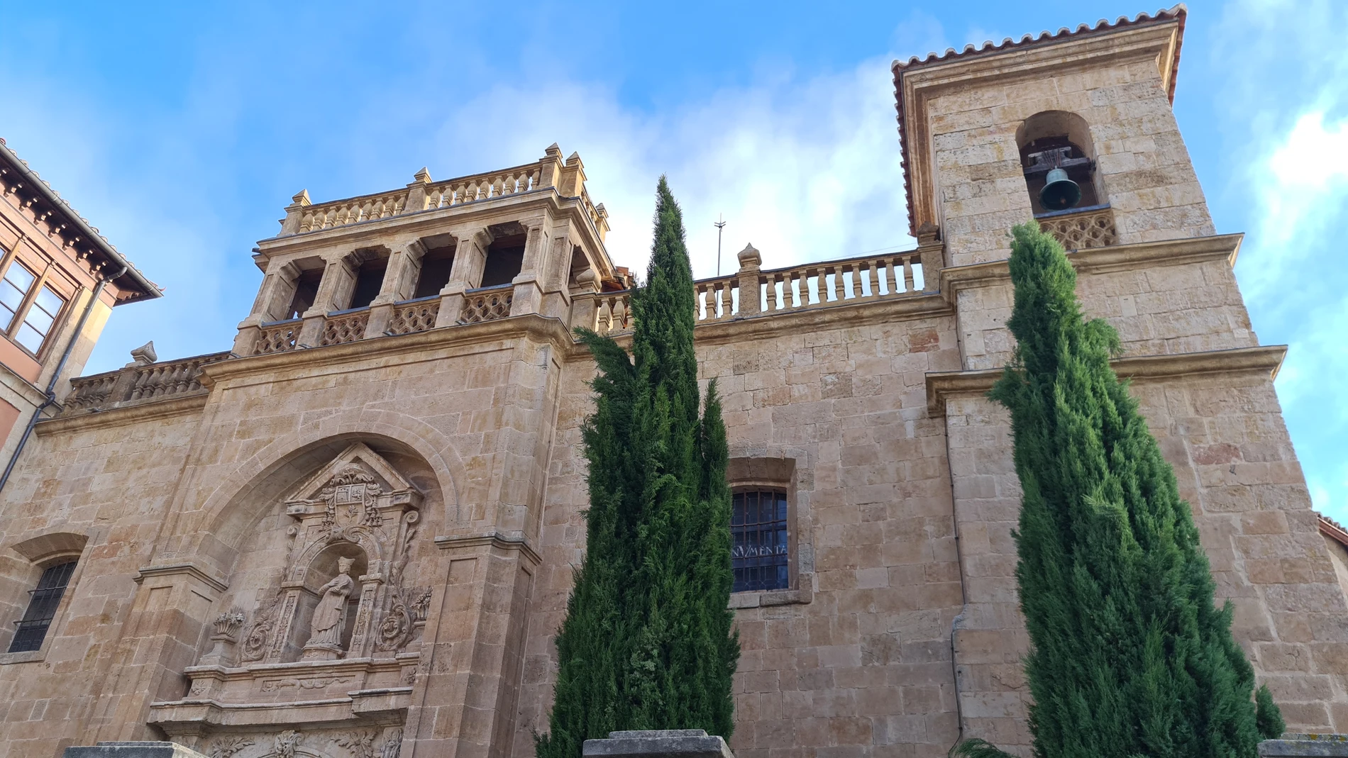 Fachada de la iglesia de San Millán en la capital salamantina