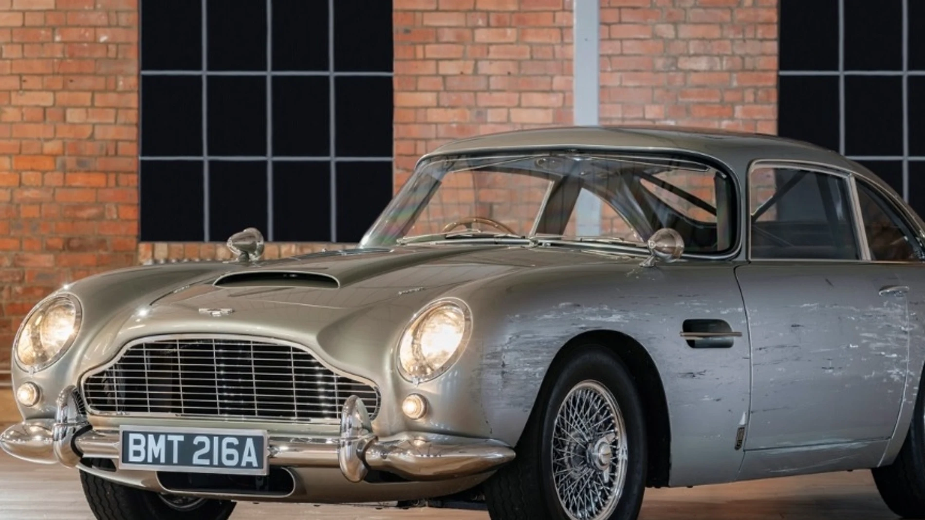 Aston Martin que aparecía en "Sin tiempo para morir", de 2021.