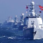 Barcos de la Armada china