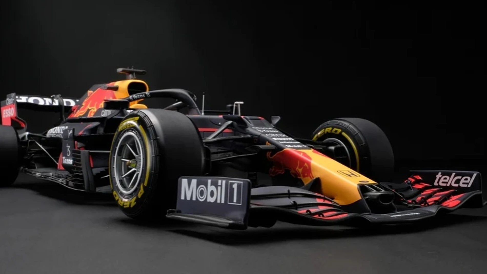 Maqueta del Red Bull de Verstappen.