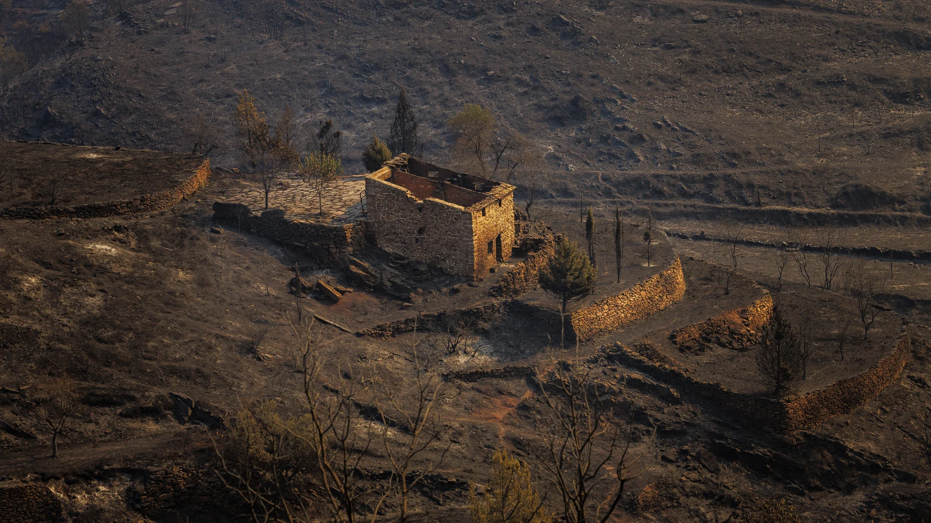 El incendio que se declaró este lunes en Bejís (Castellón) sigue activo. Miles de hectáreas han quedado destruidas